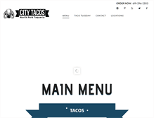 Tablet Screenshot of citytacossd.com